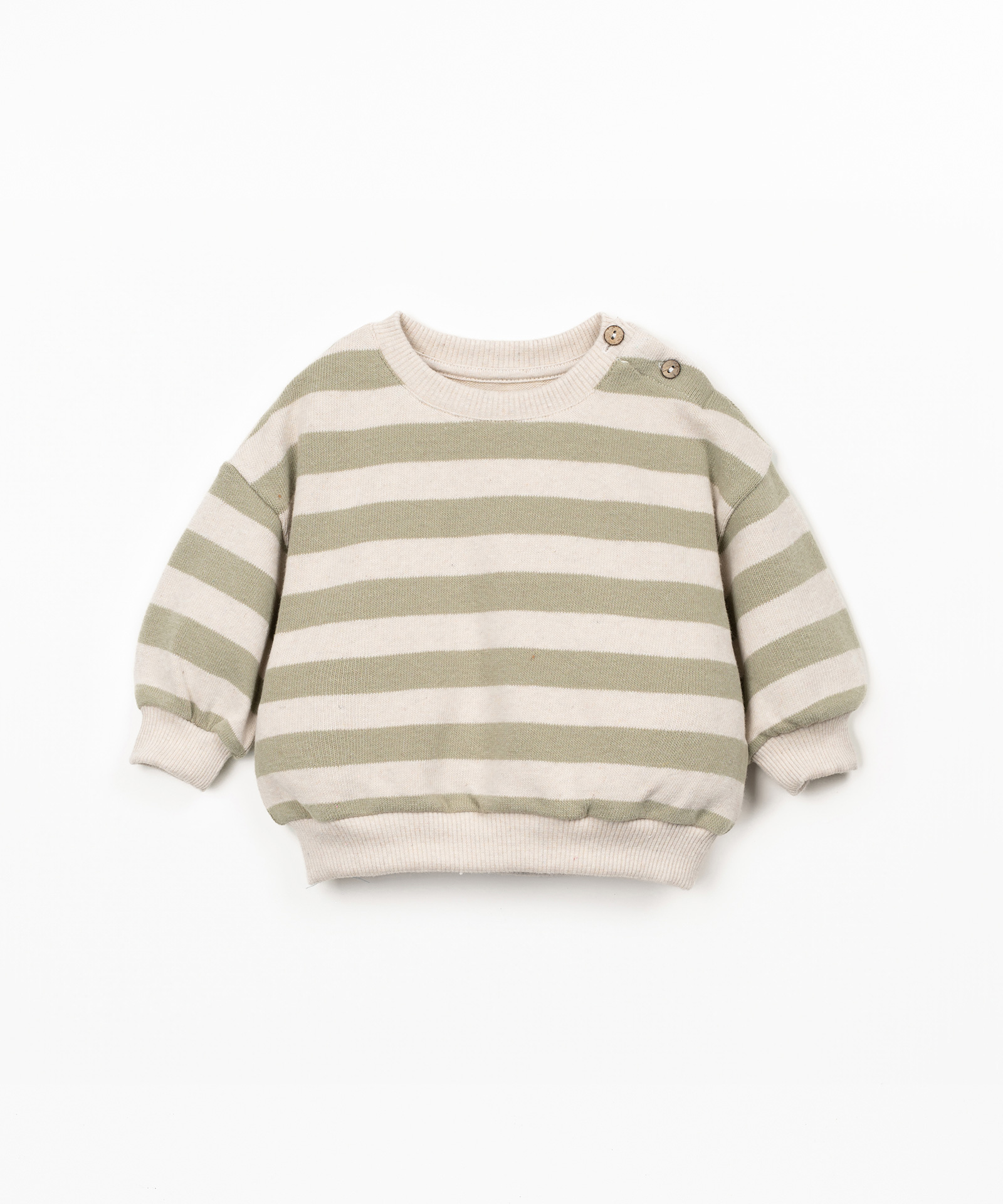STRIPED JERSEY SWEATER