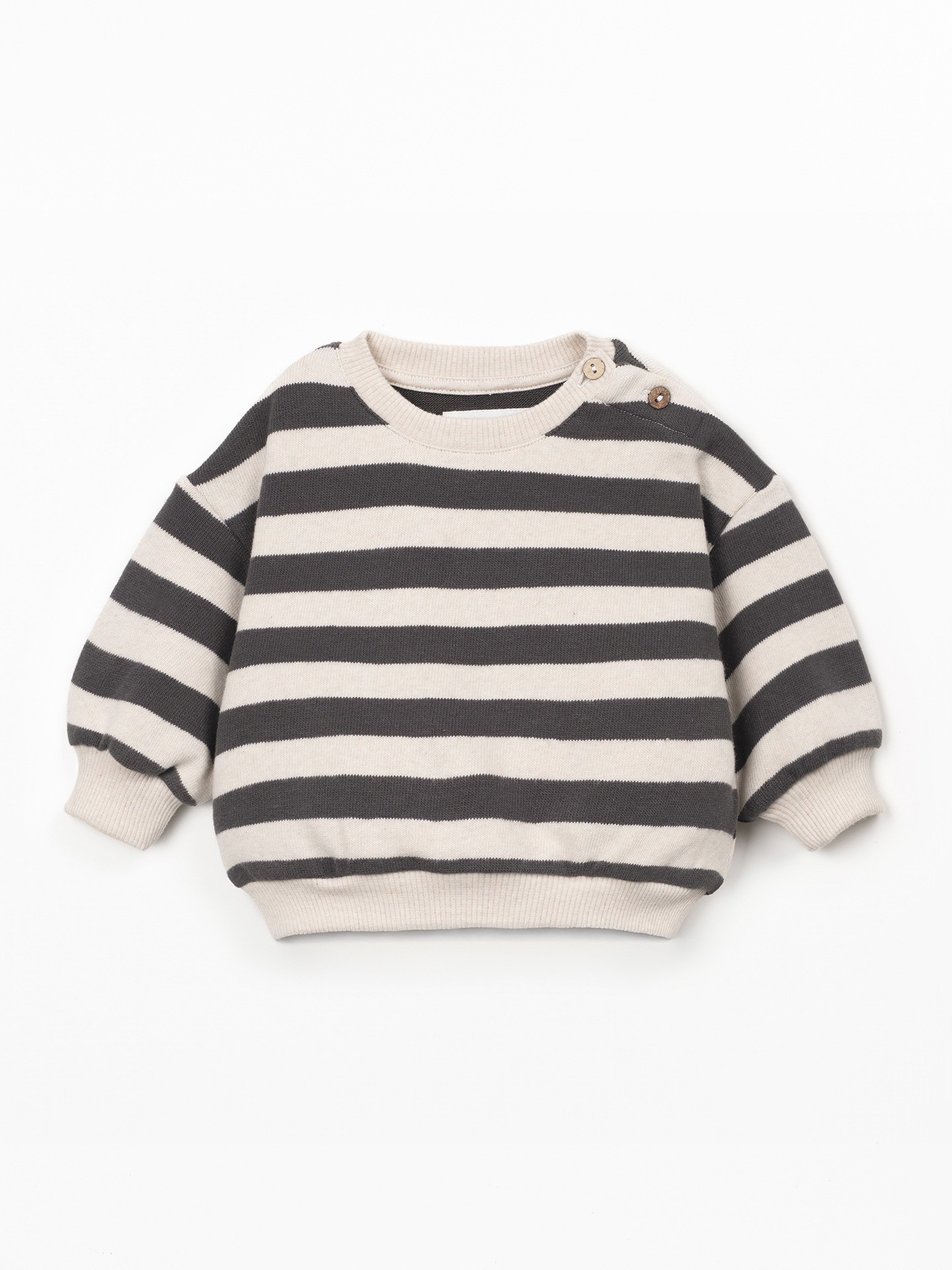 Jumper in a mixture of natural and recycled fibres