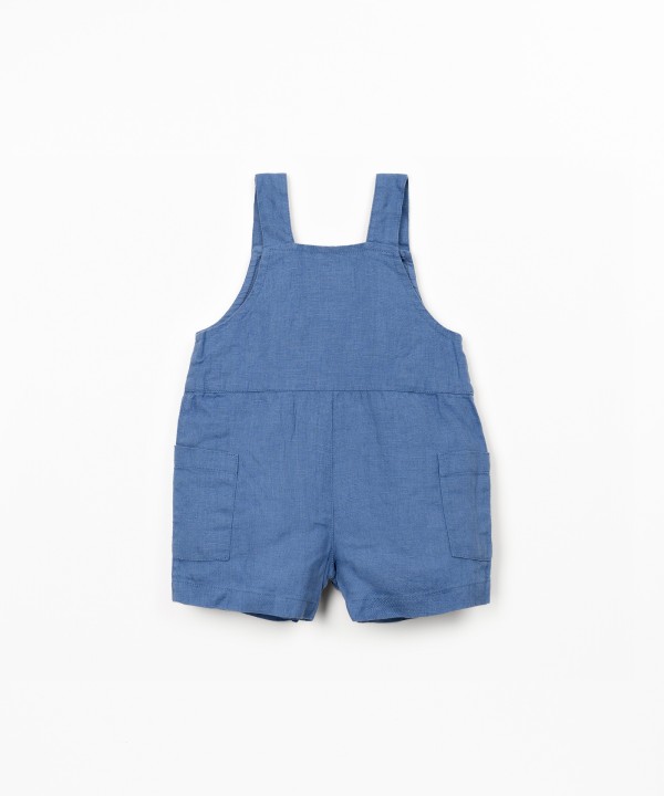 Linen fabric jumpsuit