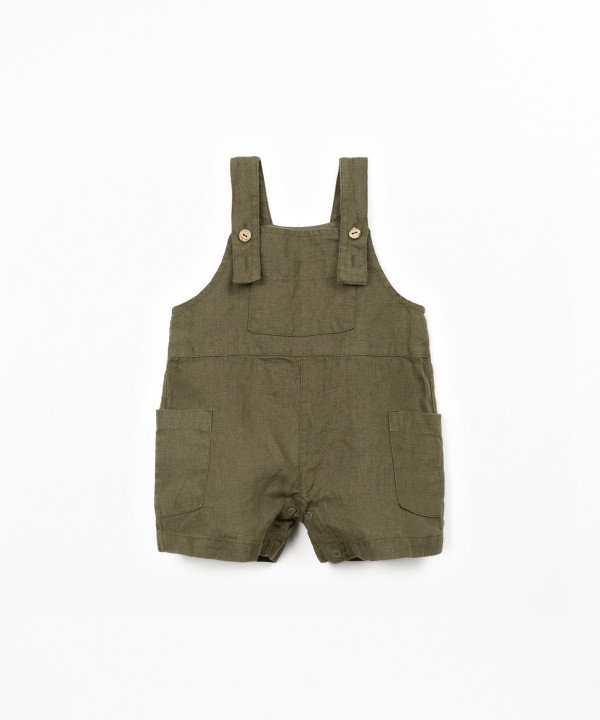 Linen fabric jumpsuit