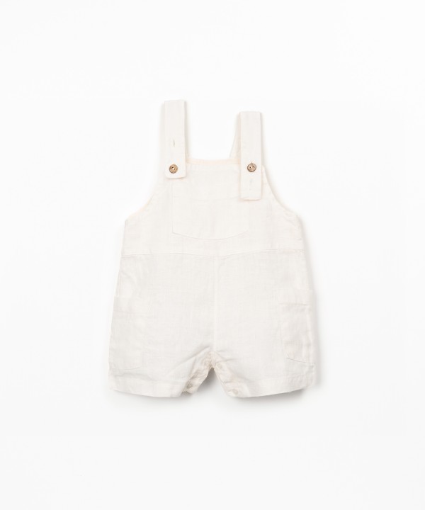 Linen fabric jumpsuit