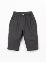 Pantaloni in tessuto di cotone biologico