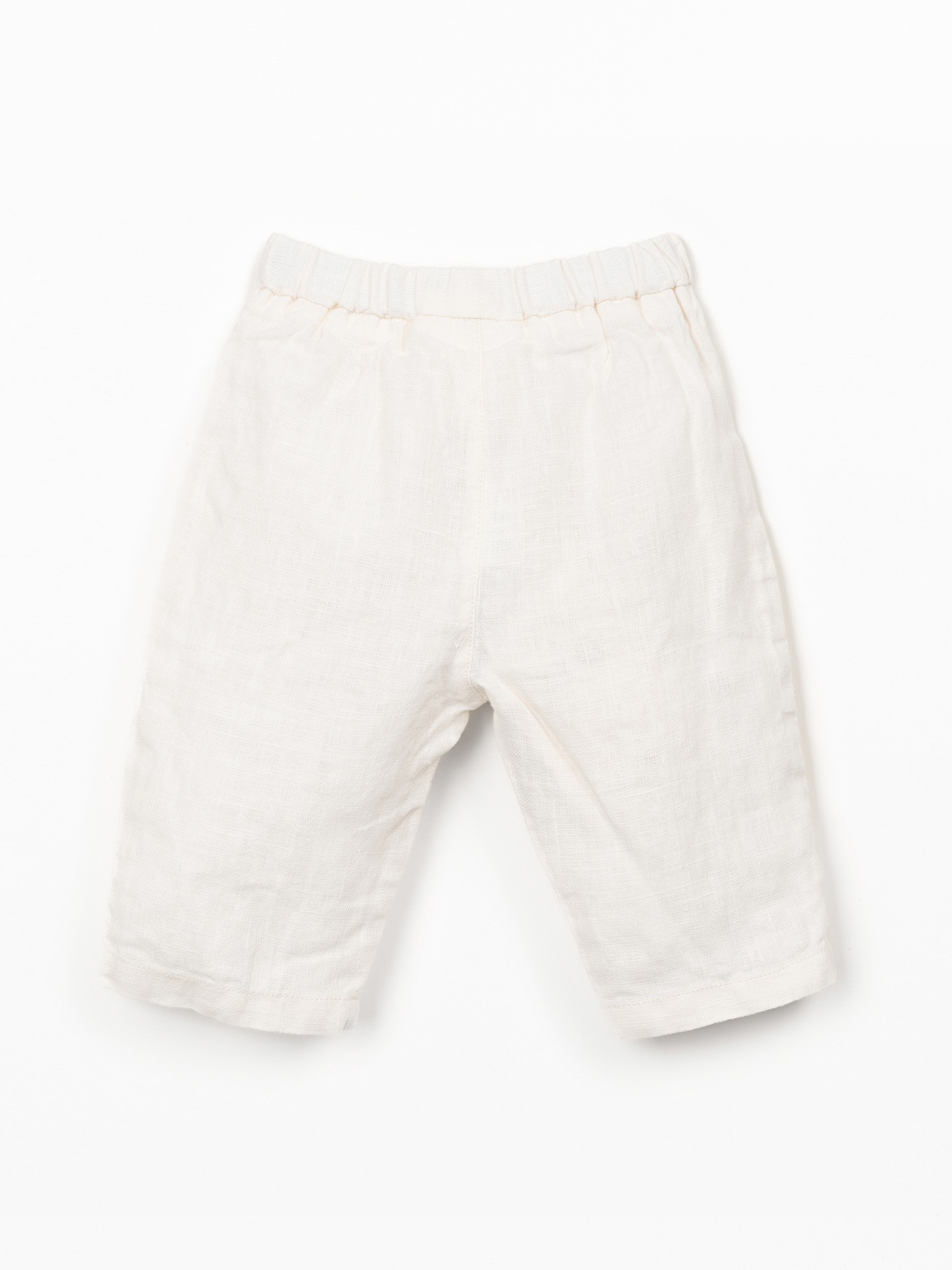 Linen fabric trousers