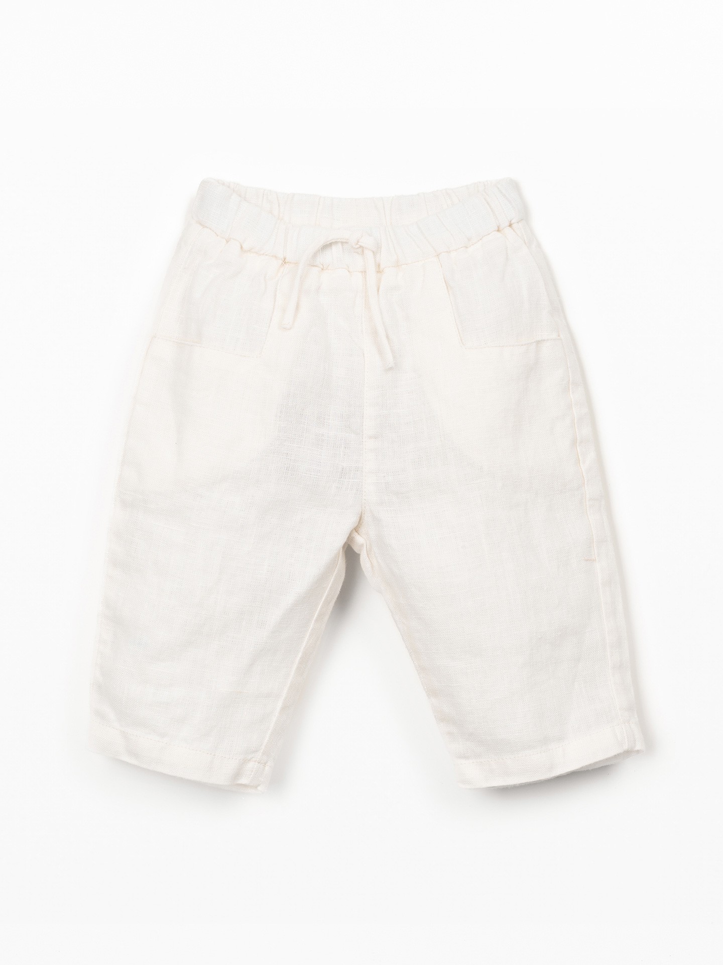 Linen fabric trousers
