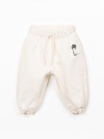 Jersey trousers with drawing Jersey trousers with drawing