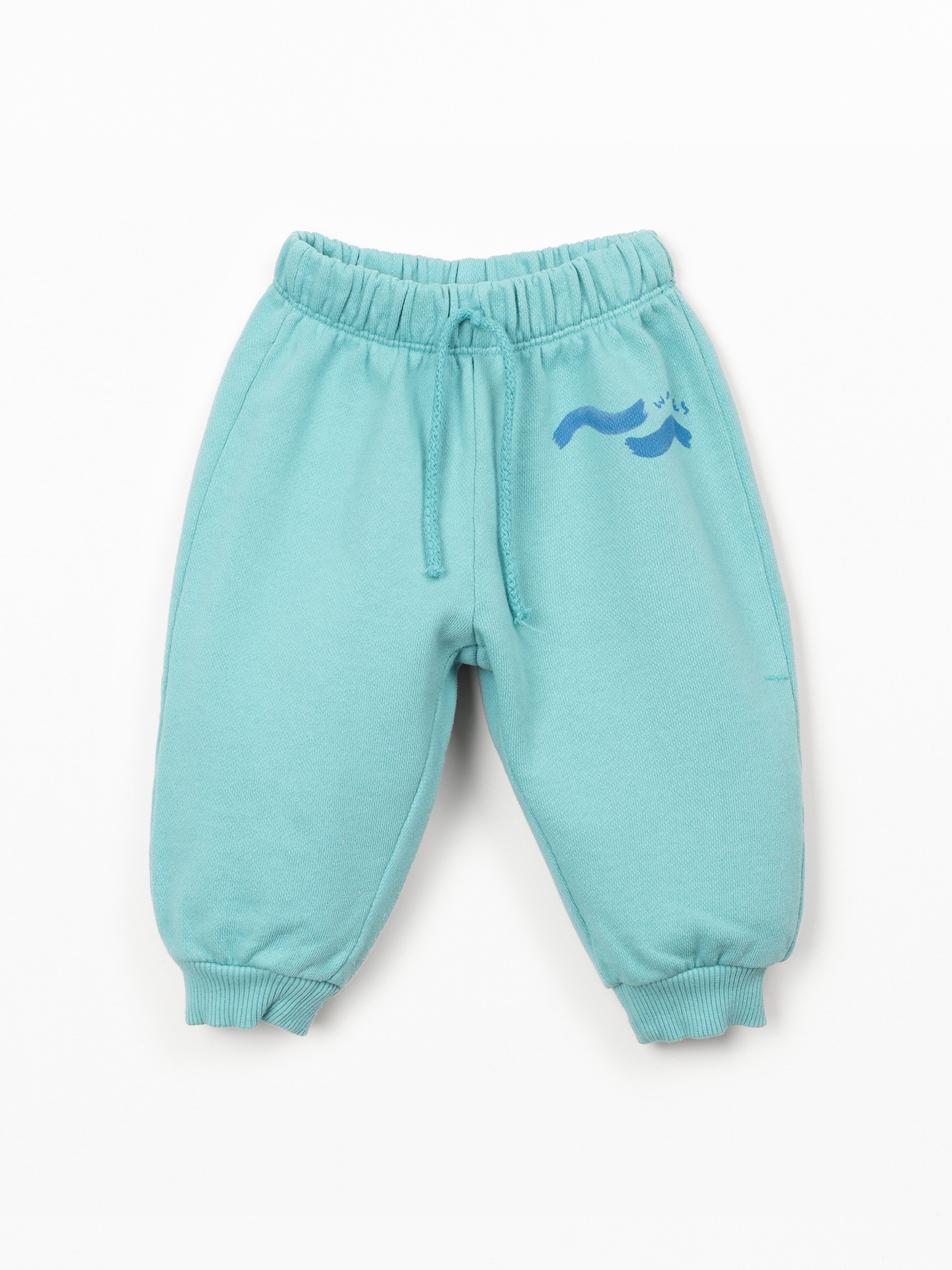 Pantaloni in maglina con disegno