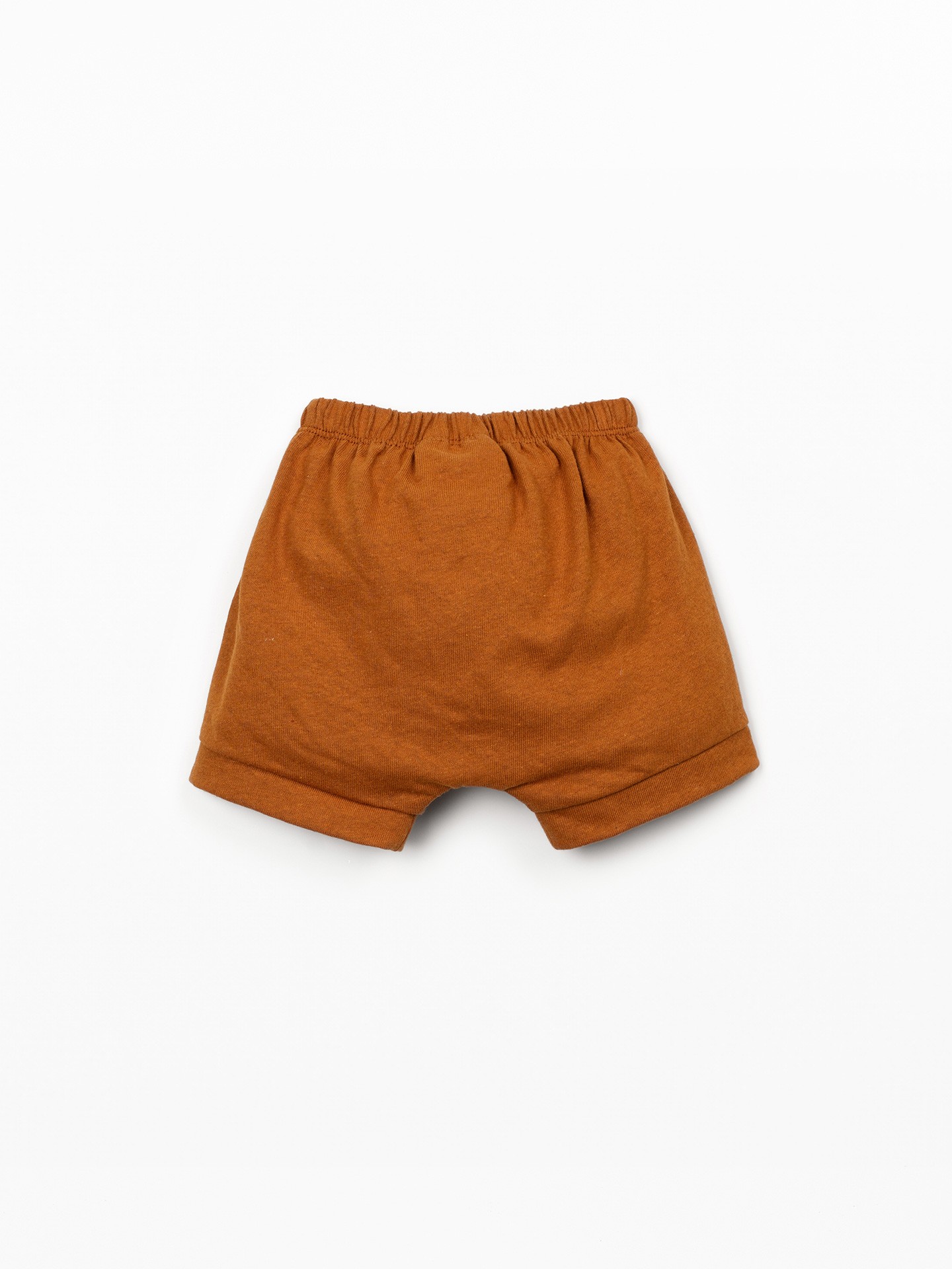 Pantalones cortos de punto en algodón orgánico y lino
