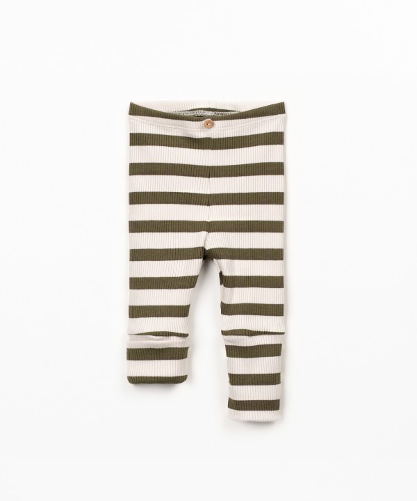 Leggings in misto cotone e modal