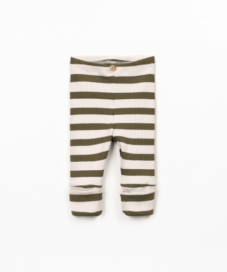 Leggings in misto cotone e modal
