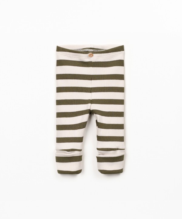 Leggings in misto cotone e modal
