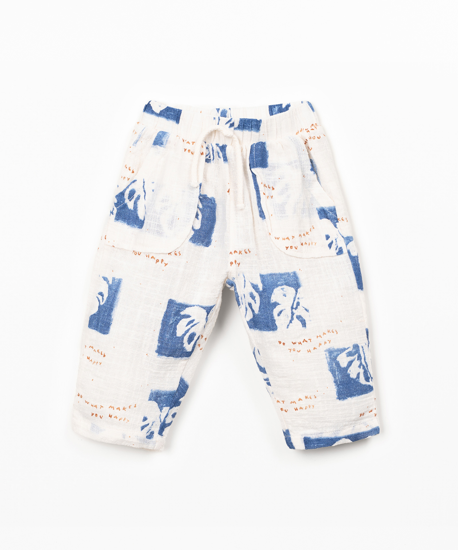 PRINTED WOVEN TROUSERS
