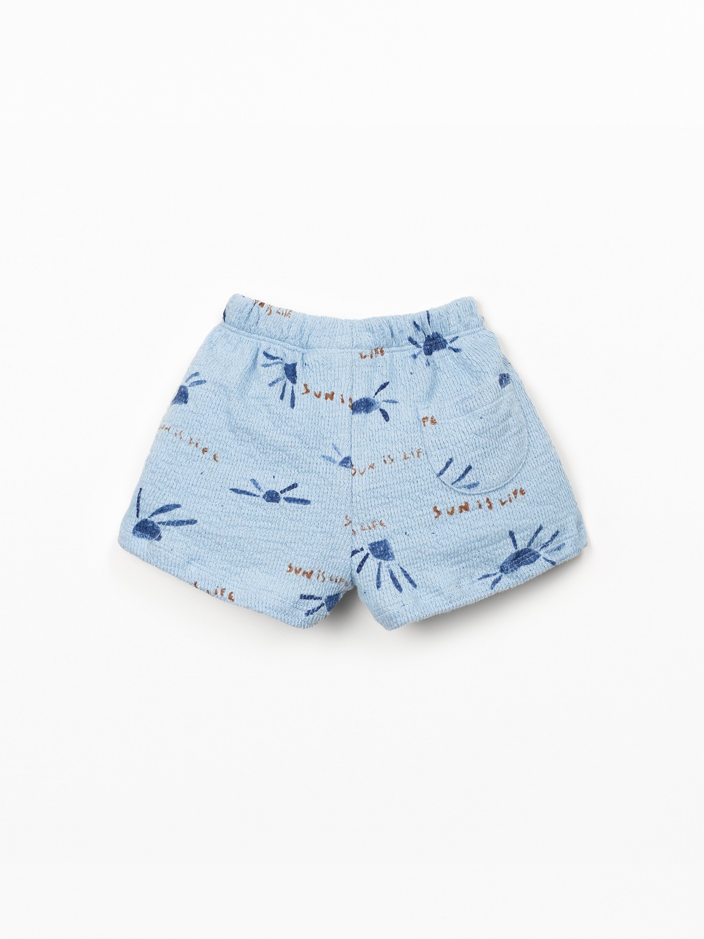 Pantaloncini in maglina con stampa
