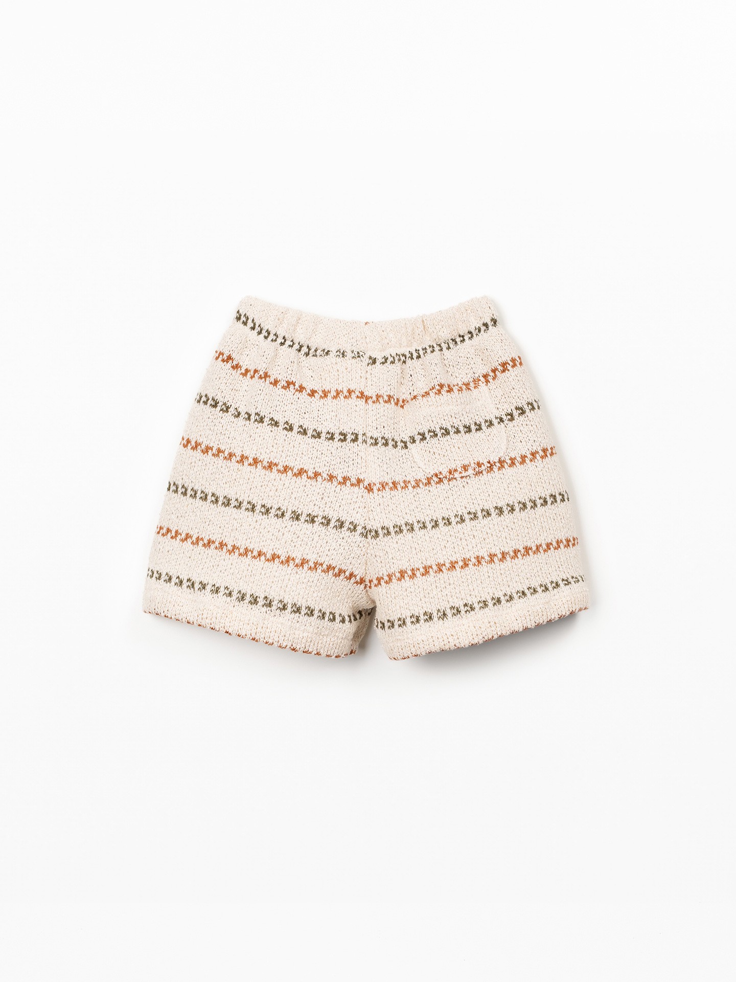 Pantaloncini in misto fibre riciclate e fibre naturali