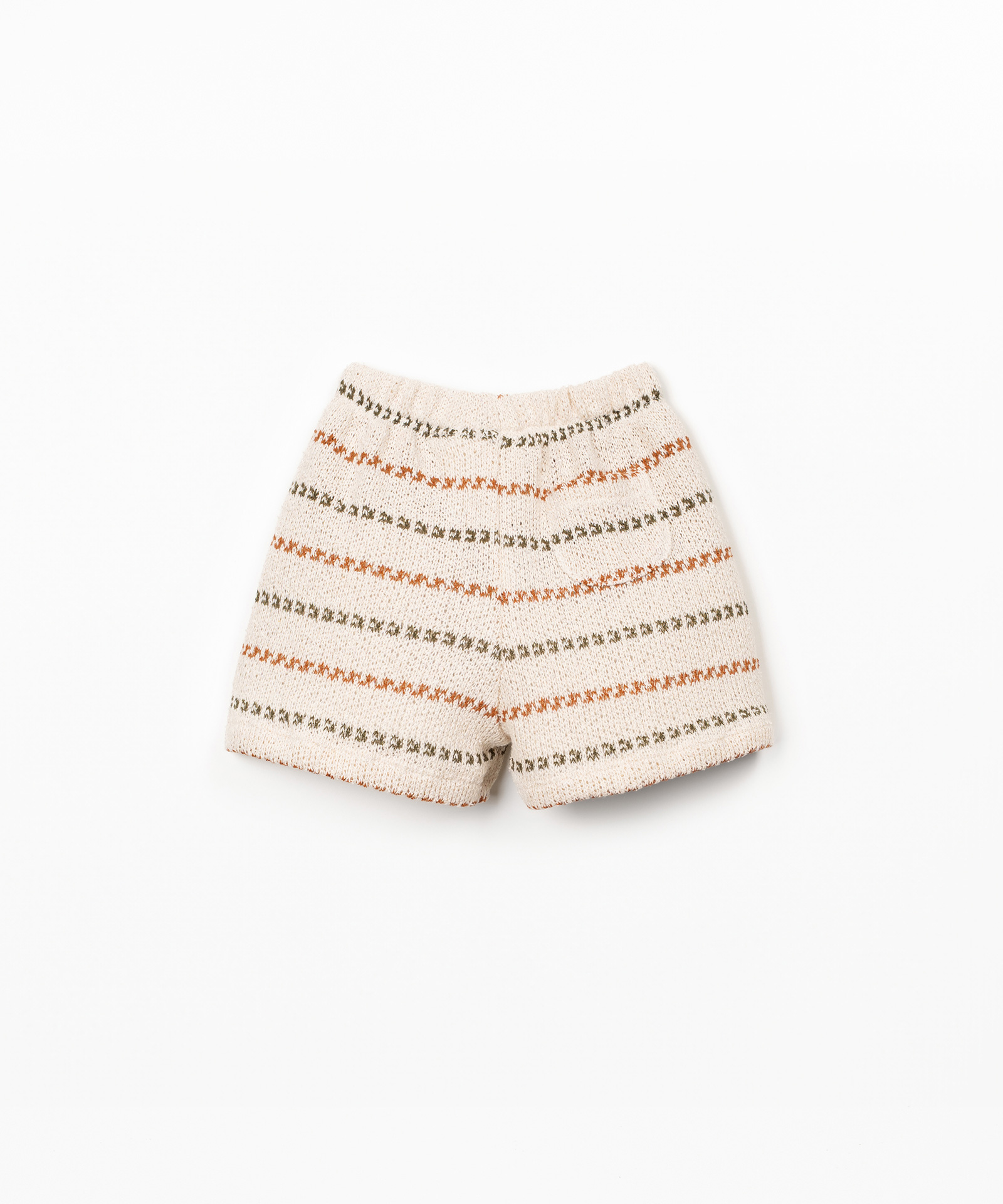 STRIPED JERSEY SHORTS