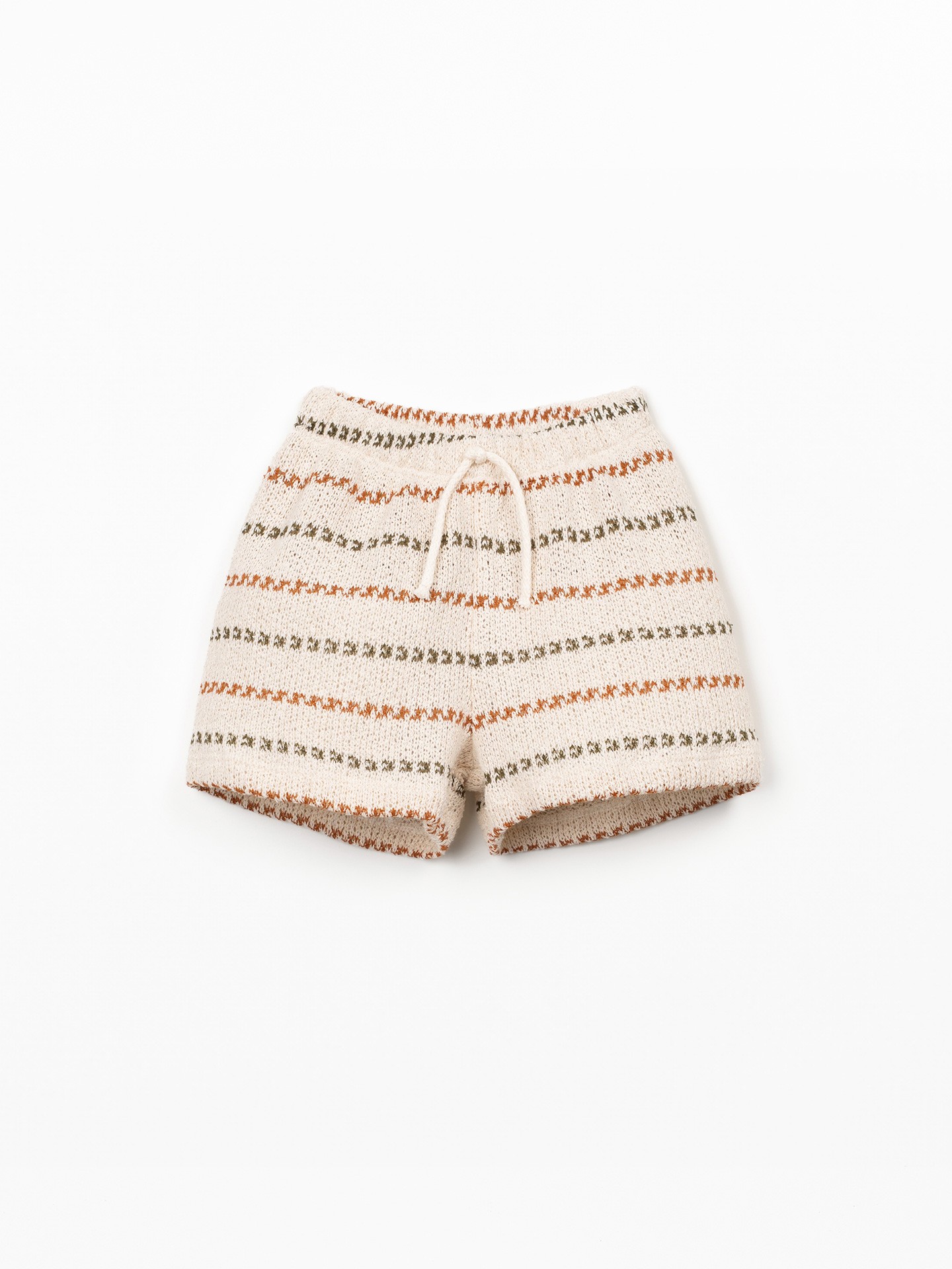 Pantaloncini in misto fibre riciclate e fibre naturali