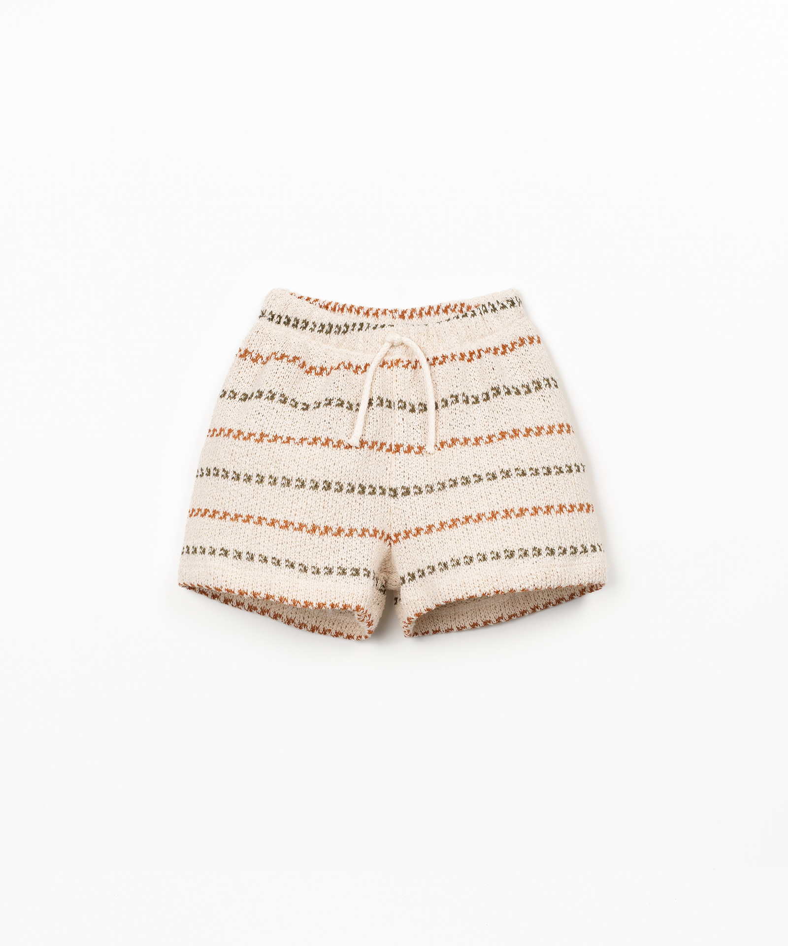 STRIPED JERSEY SHORTS