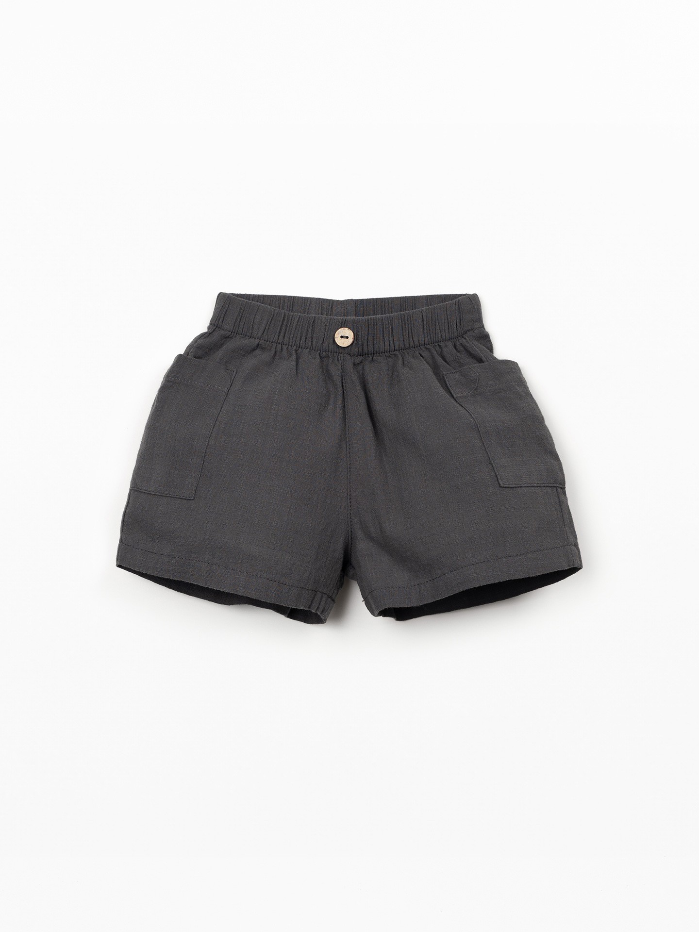 Shorts in tessuto di cotone biologico