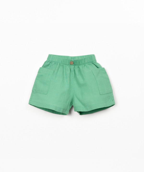 Organic cotton fabric shorts