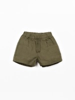 Linen fabric shorts