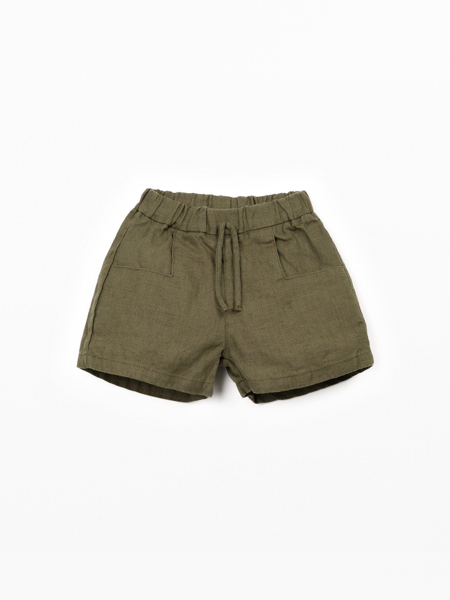 Pantaloncini in tessuto di lino