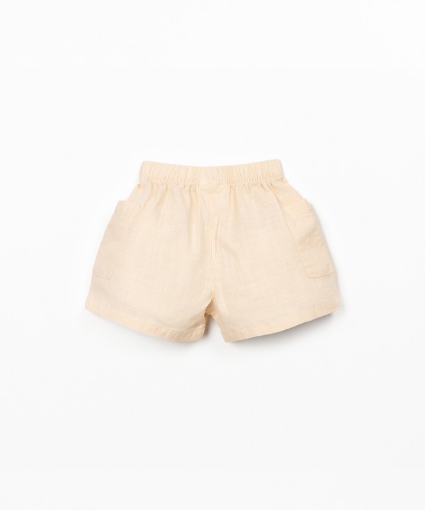 Fabric shorts in organic cotton