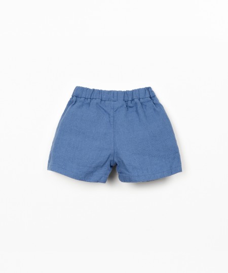 Pantaloncini in tessuto di lino
