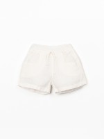 Linen fabric shorts