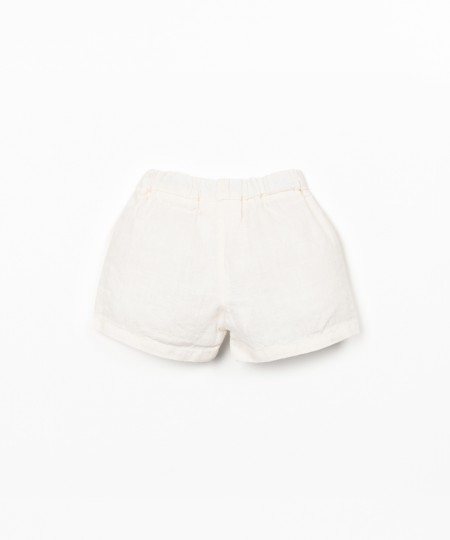 Pantaloncini in tessuto di lino