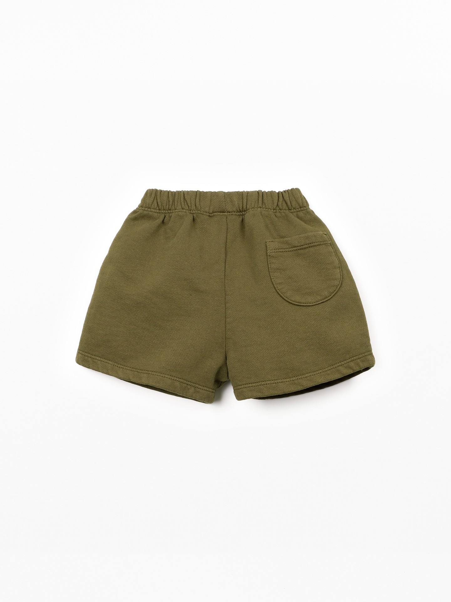 Shorts in jersey con disegno