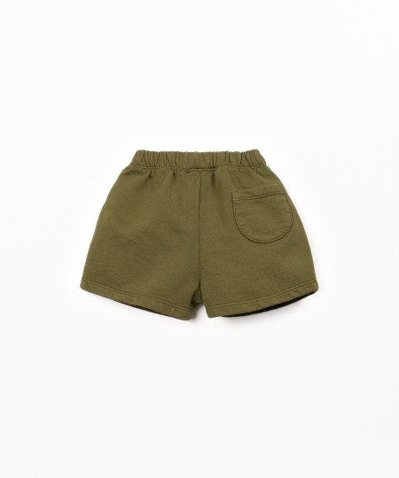 Short en jersey avec motif