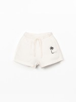 Jersey shorts with print