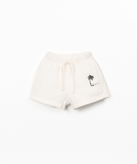 Pantaloncini in jersey con disegno