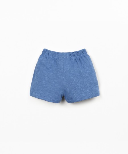 Short en maille en coton biologique