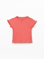 T-shirt en jersey côtelé de coton biologique T-shirt en jersey côtelé de coton biologique