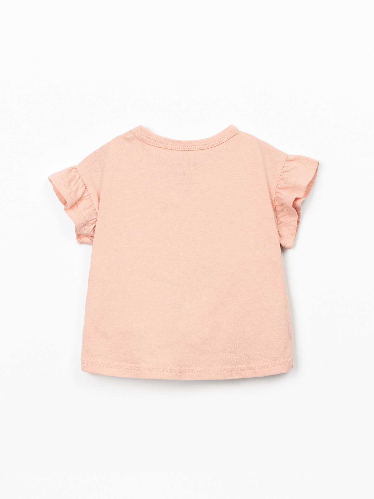 T-shirt in jersey di cotone biologico e riciclato
