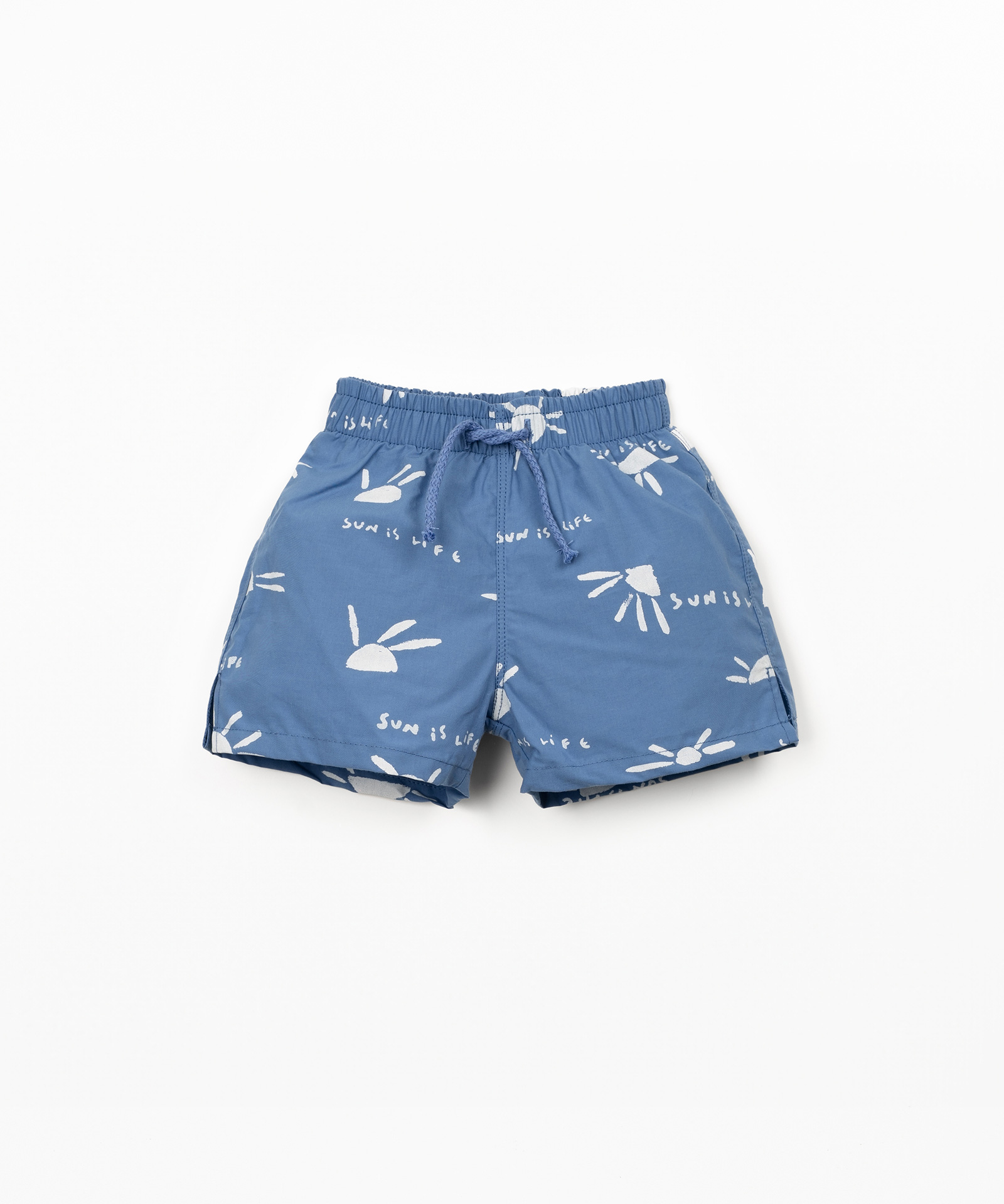 Sun print swim shorts