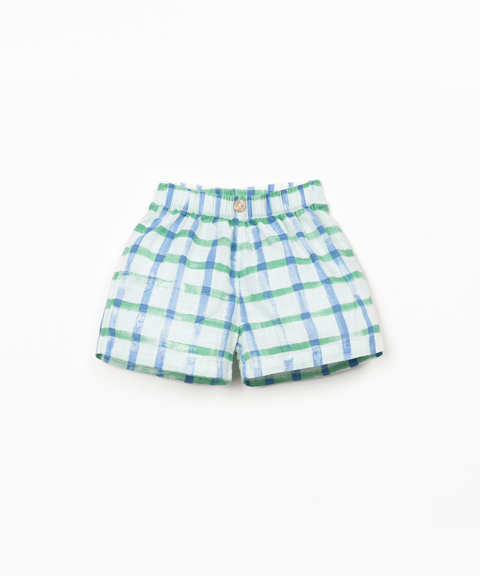 Calção com estampadro xadrez