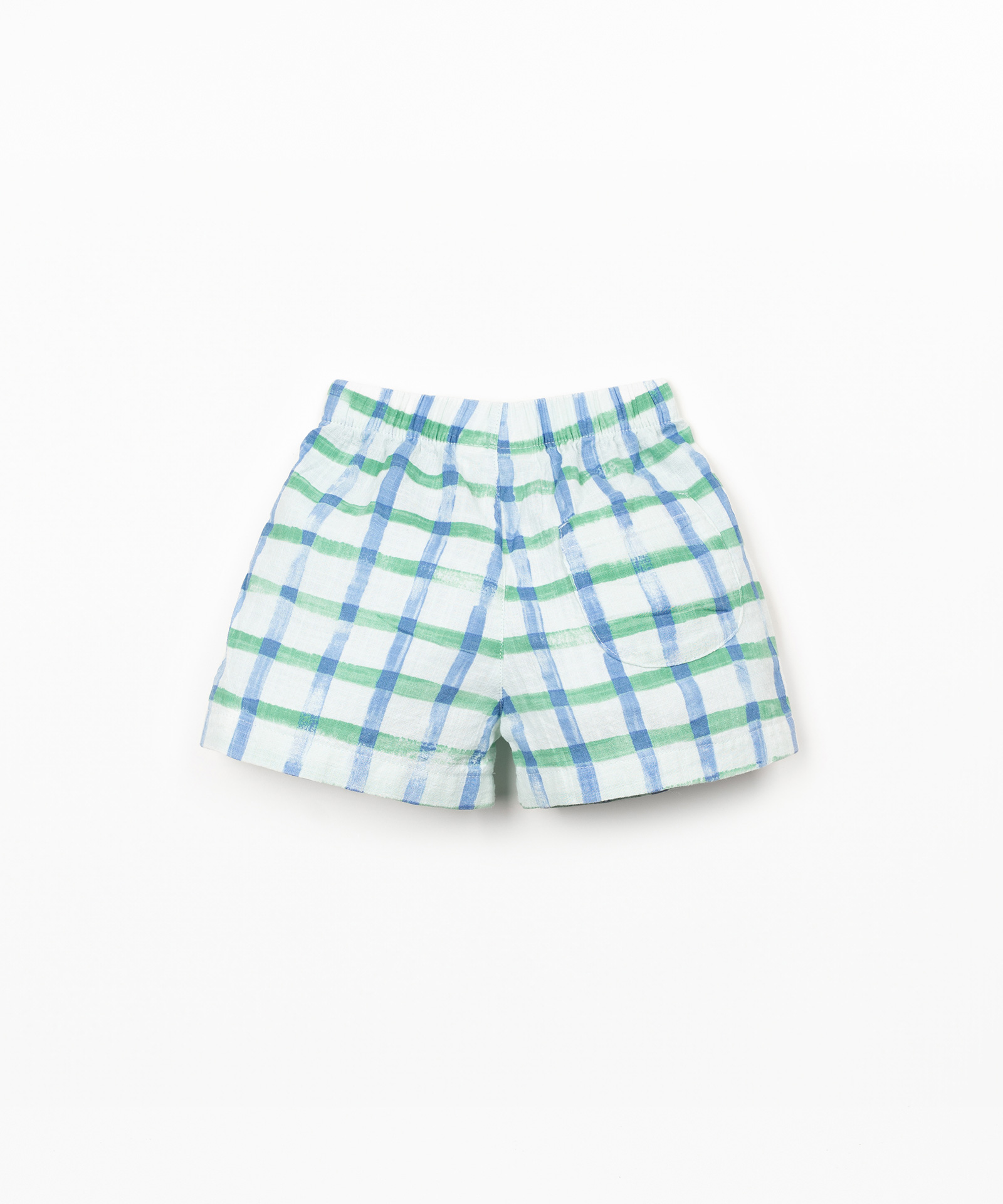 Calção com estampadro xadrez