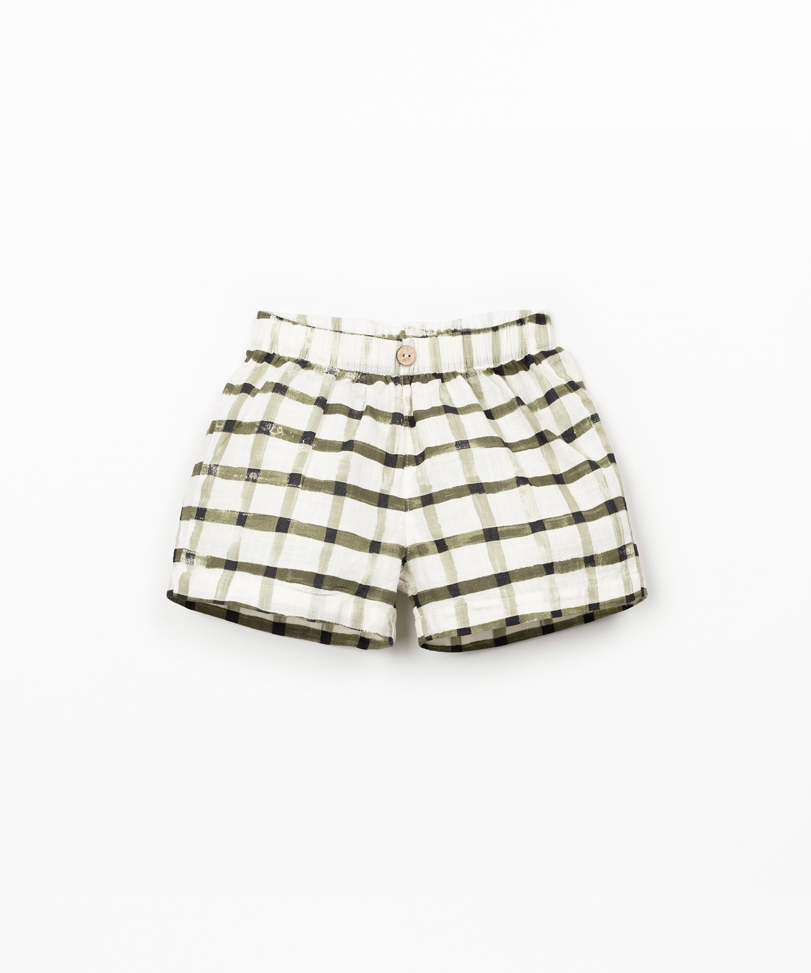 Checkered print shorts