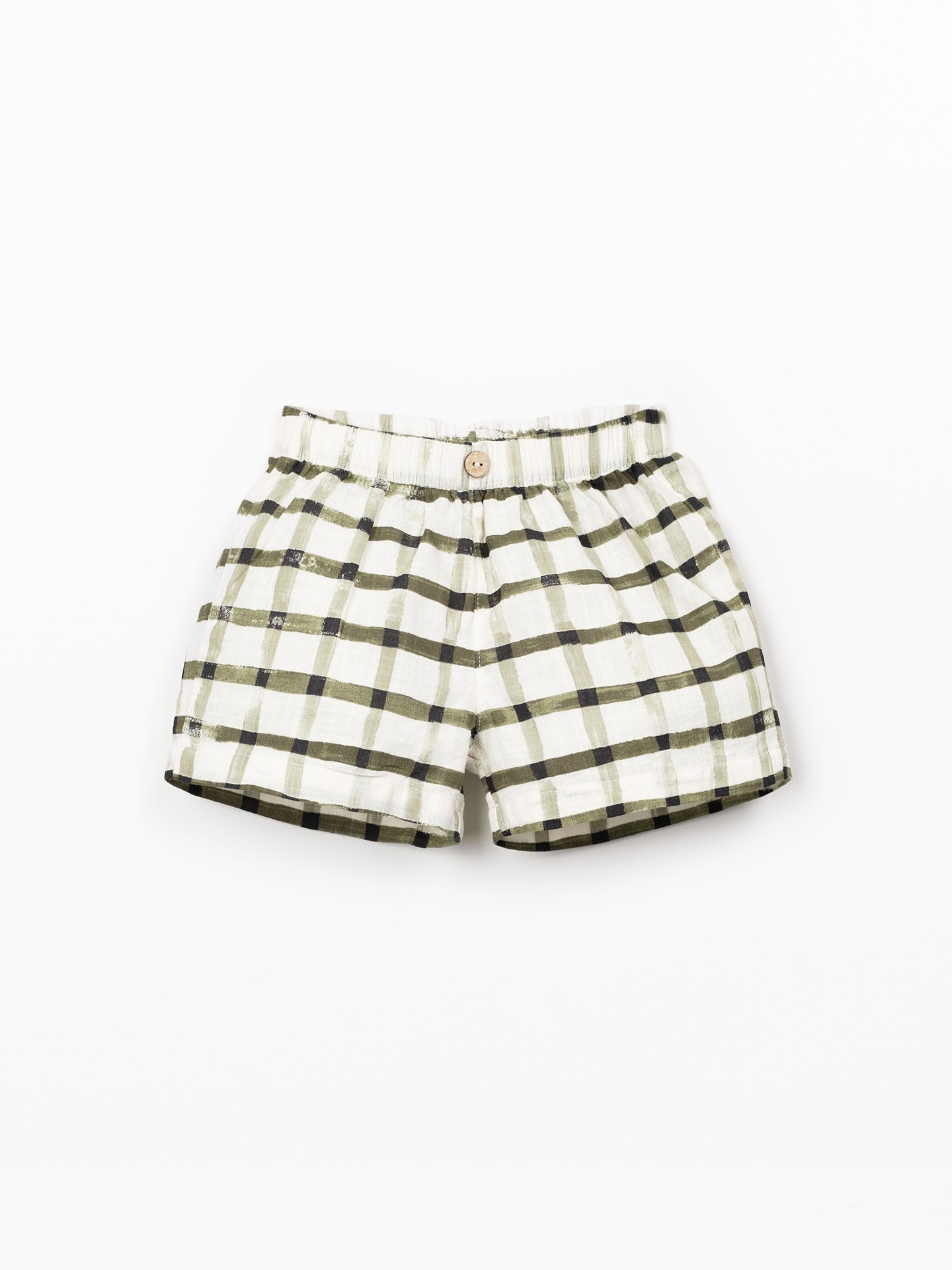 Pantaloncini con stampa a quadri