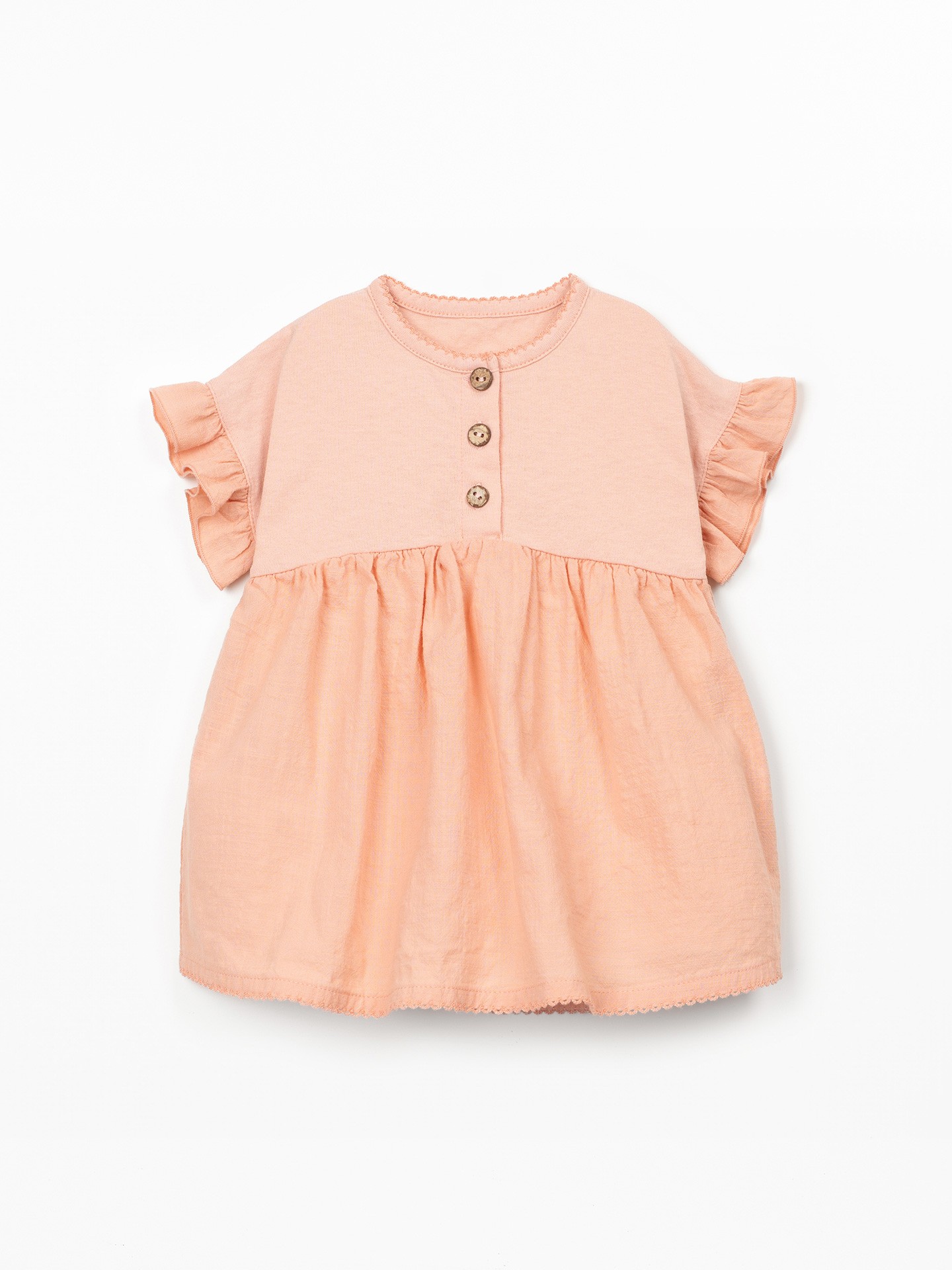Vestito in cotone biologico e cotone riciclato