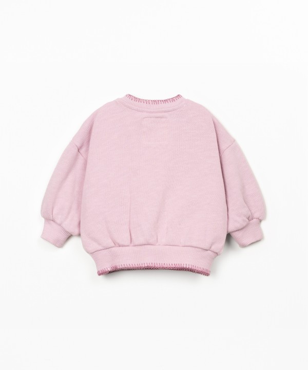 Sweater in blend of natural fibers
