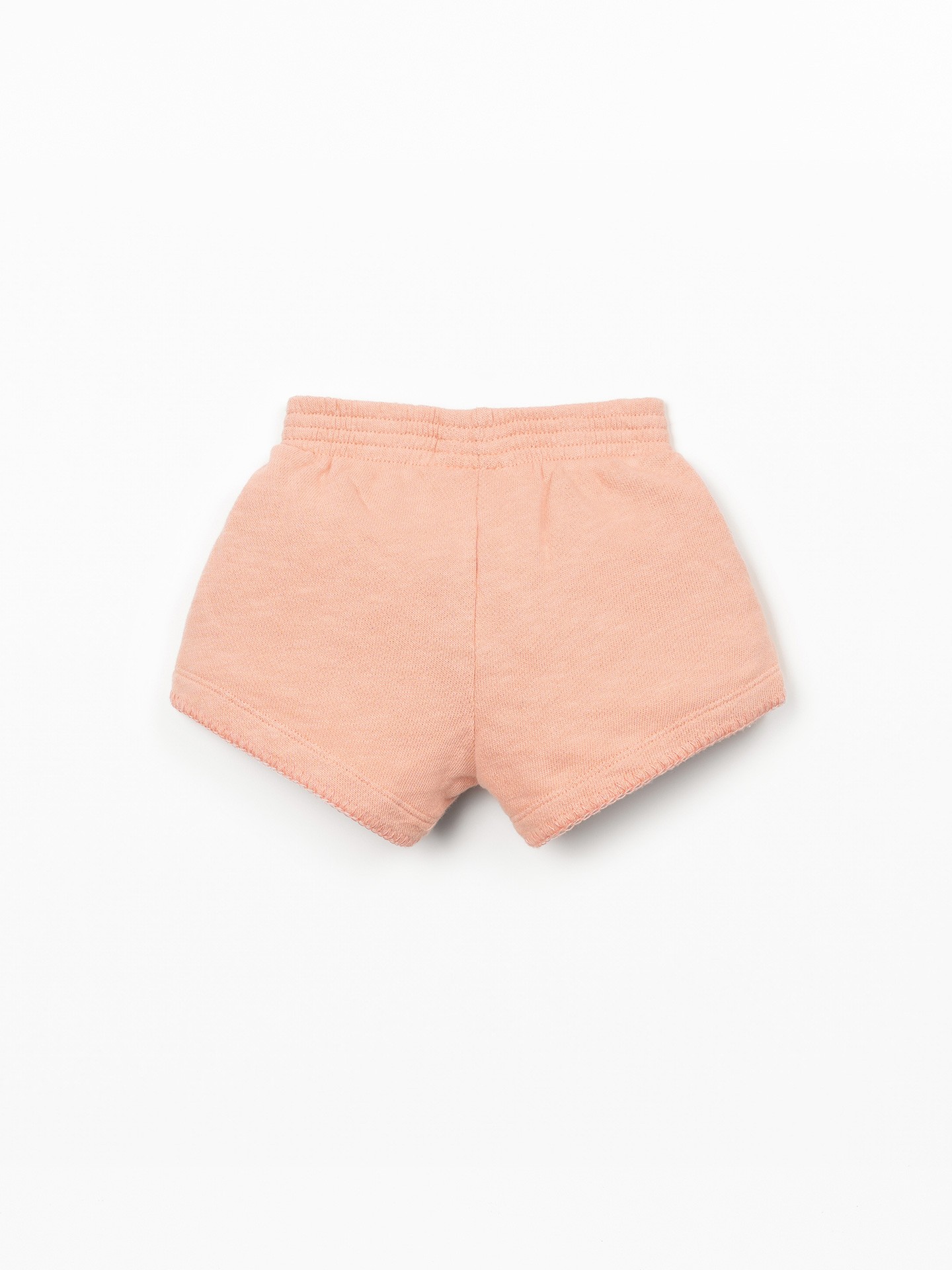 Pantaloncini con cintura elastica e fiocco decorativo