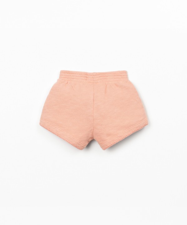 Pantaloncini con cintura elastica e fiocco decorativo