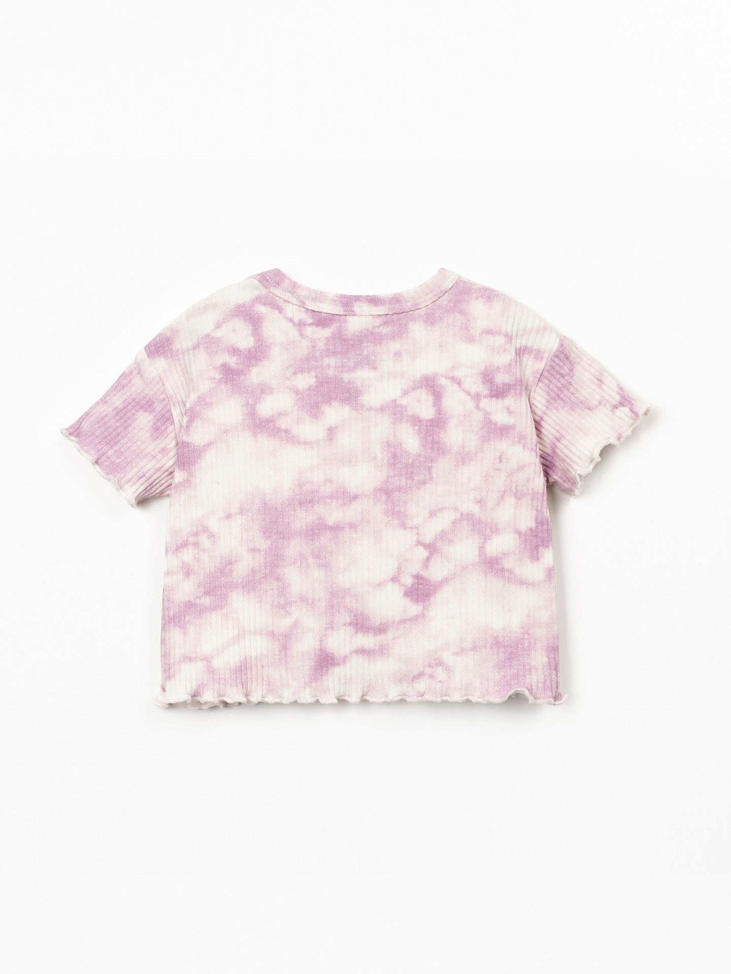 T-shirt con stampa tie dye