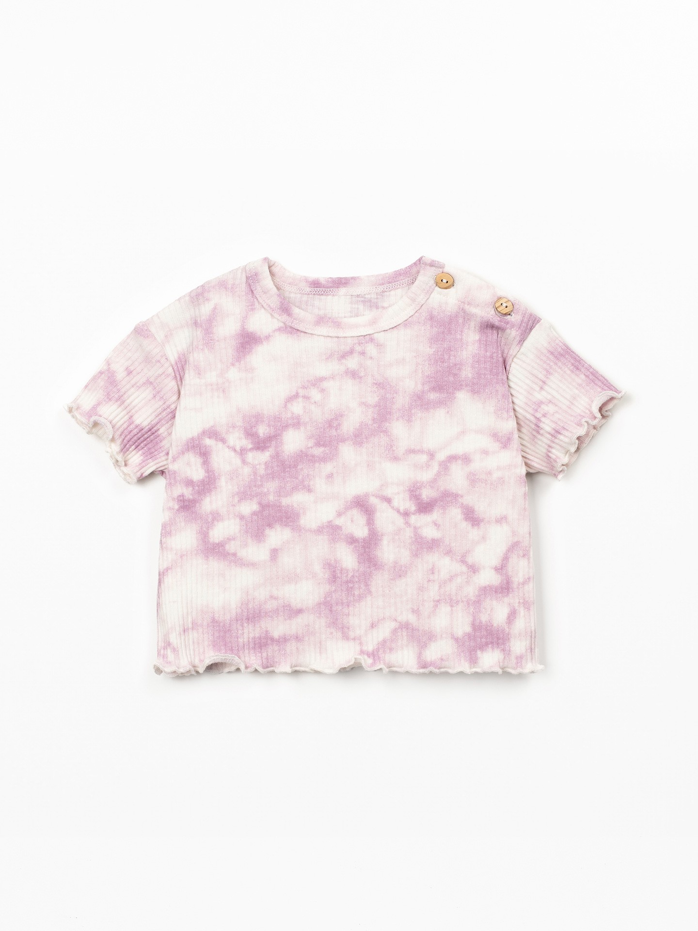 T-shirt con stampa tie dye
