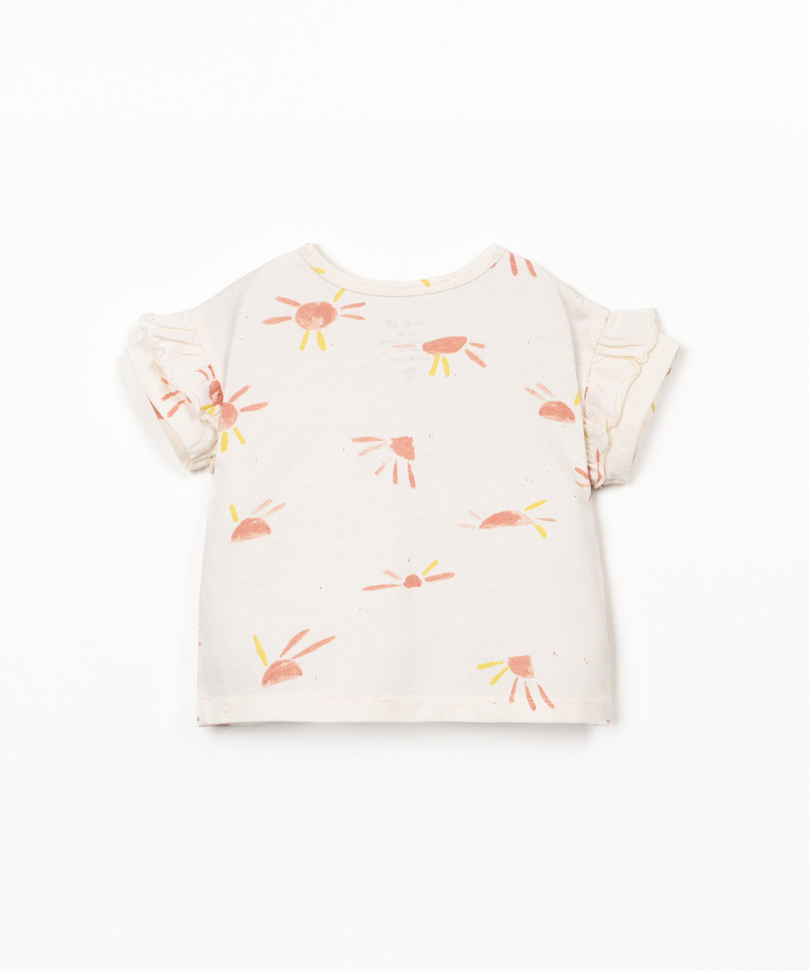 T-shirt anti-UV com mistura de fibras recicladas e fibras naturais