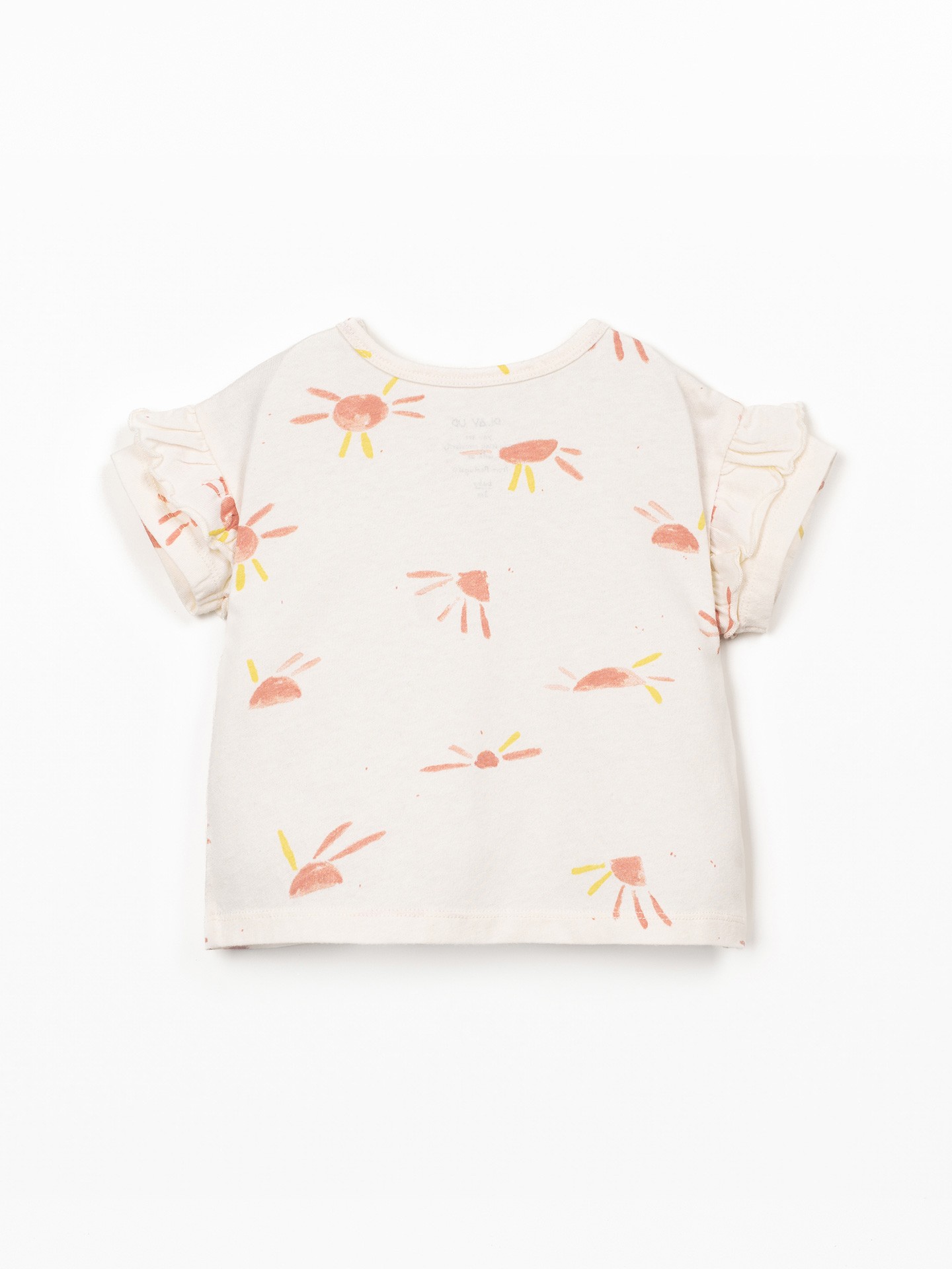 T-shirt anti-UV in miscela di fibre riciclate e fibre naturali