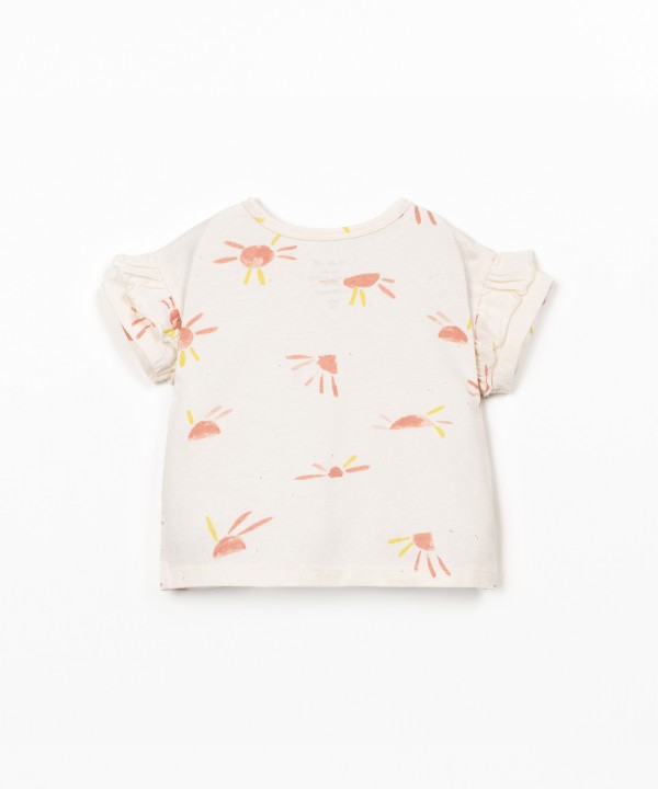 Camiseta anti-UV en mezcla de fibras recicladas y fibras naturales