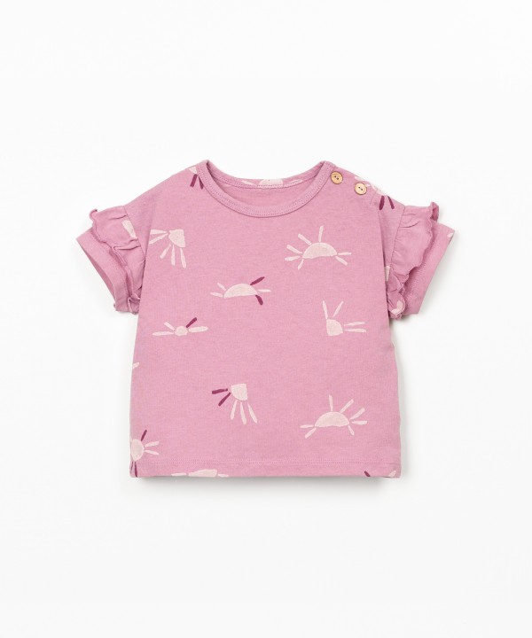 Camiseta anti-UV con mezcla de fibras recicladas y naturales